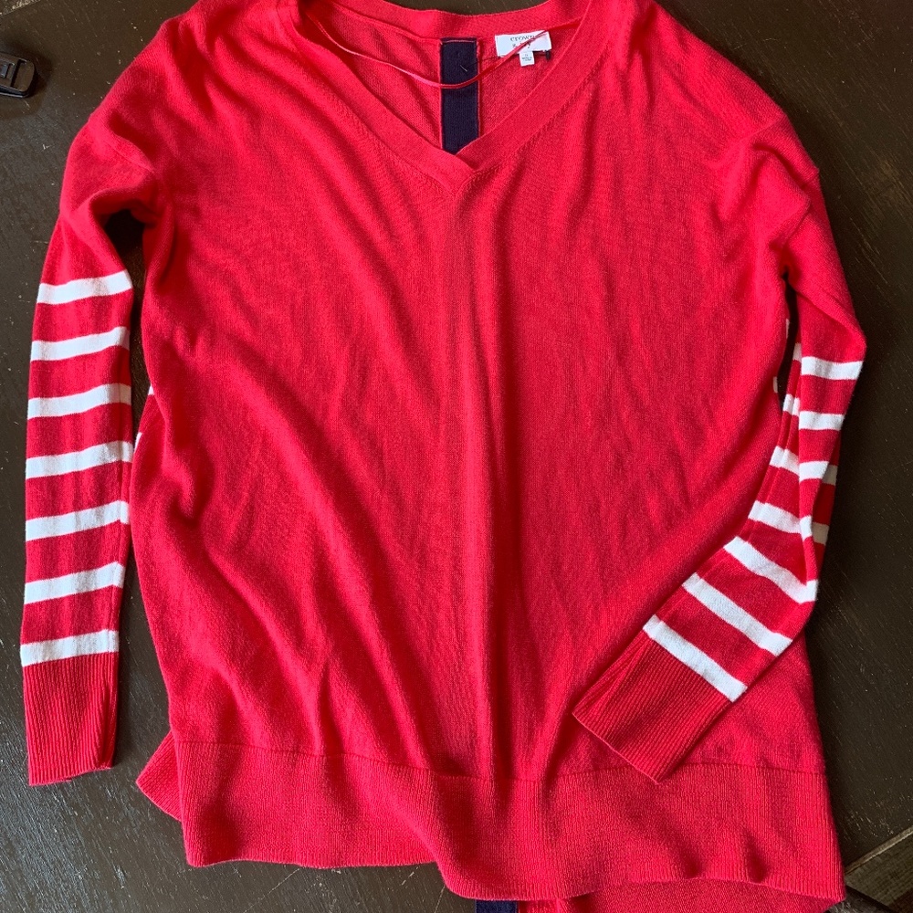 Crown abs ivy back button cotton sweater. Never worn‎